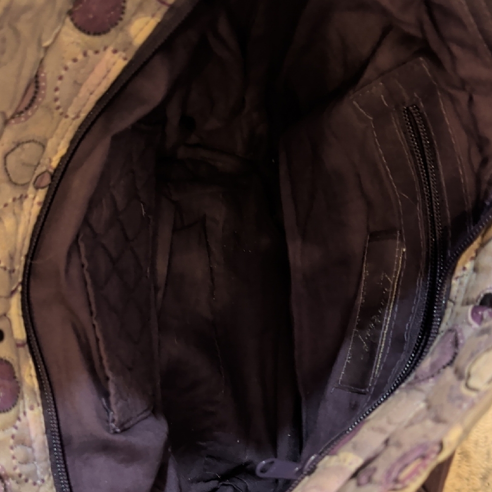 Source Unknown Quilted Lavender Shoulder Bag With… - image 6